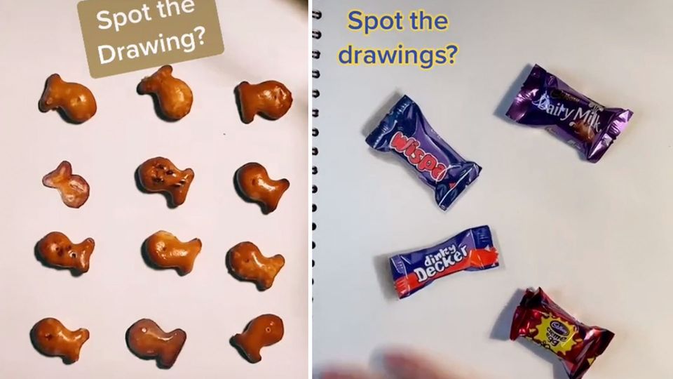 Optische Täuschung? Was ist hier echt und was ist gemalt?