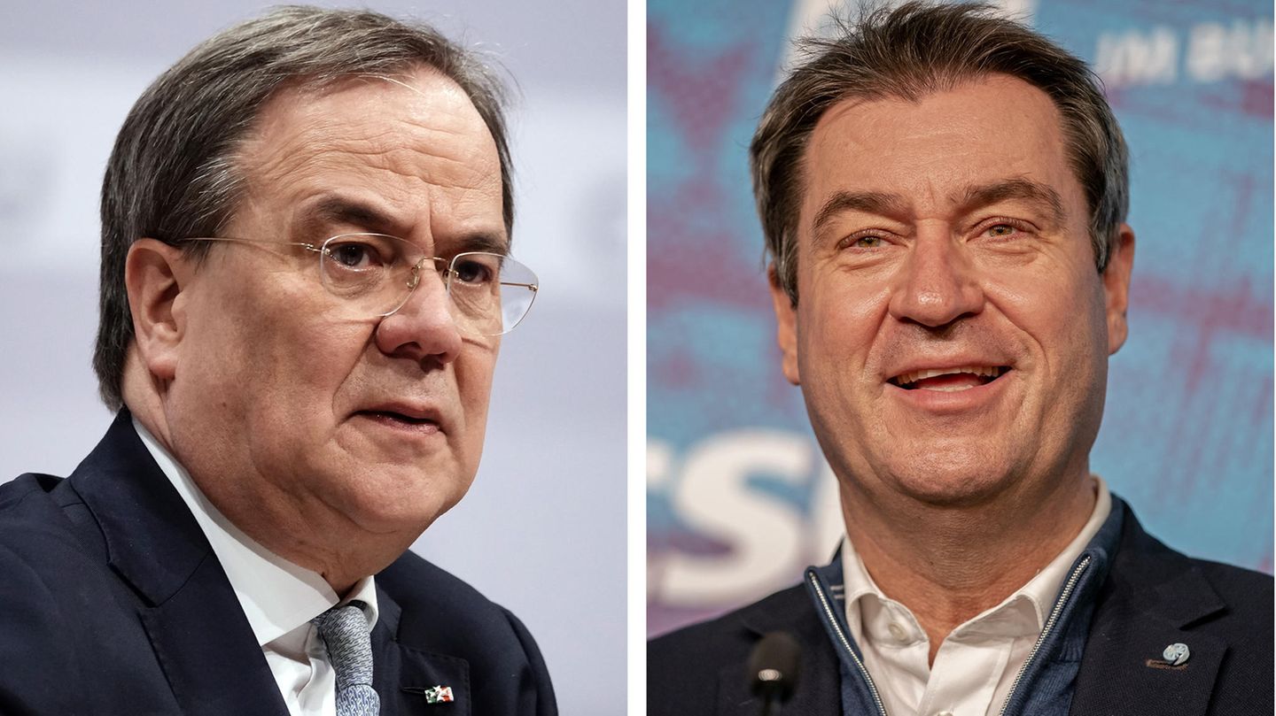 Wer führt die Union in den Bundestagswahlkampf: Armin Laschet oder Markus Söder?