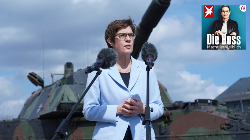 Podcast "Die Boss": Verteidigungsministerin Annegret Kramp-Karrenbauer