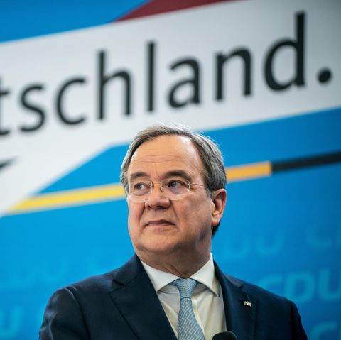 Armin Laschet, CDU-Bundesvorsitzender und Ministerpräsident von Nordrhein-Westfalen, spricht bei der Auftaktveranstaltung der Beteiligungskampagne für das Wahlprogramm der CDU zur Bundestagswahl