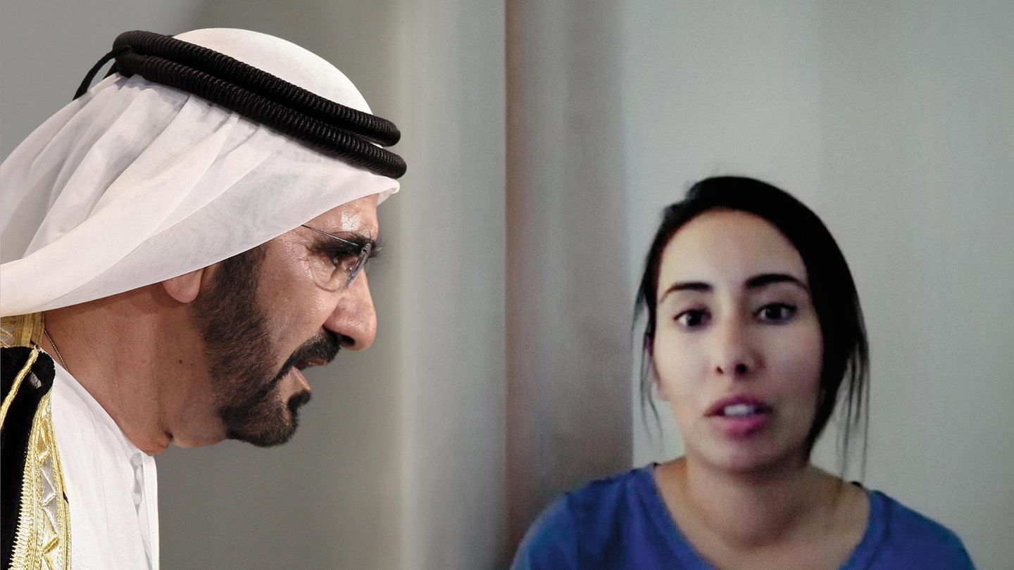 Prinzessin Latifa (r.) beschuldigte  in einem selbst ­gedrehten Video schon 2018 ihren Vater, den Emir  von Dubai (l.), sie gegen ihren Willen festzuhalten