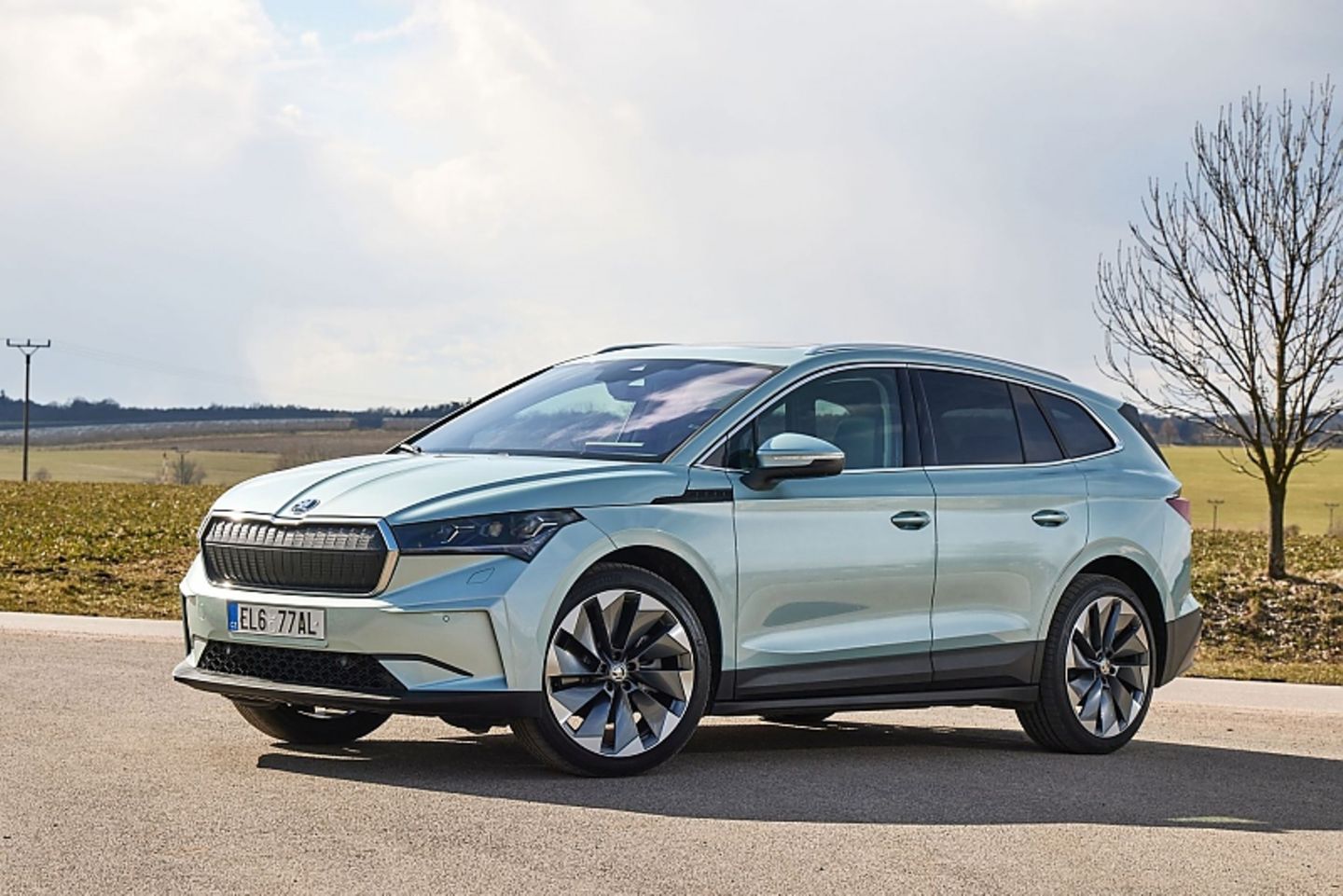 Der Wendekreis des Skoda Enyaq iV 80 beträgt nur 9,3 Meter