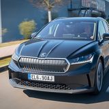 Der Skoda Enyaq iV 80 sprintet in 8,6 Sekunden von null auf 100 km/h