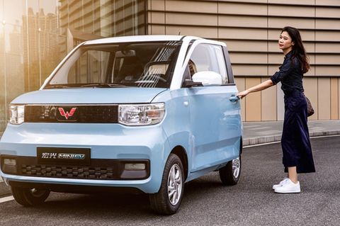 Der Wagen ist für den asiatischen Markt konzipiert, also für kleinere Personen ausgelegt.