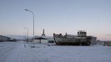 An Schiffwracks herrscht auf Island kein Mangel: Hier ein Kutter in der kleinen Hafenstadt Þorlßkshöfn.