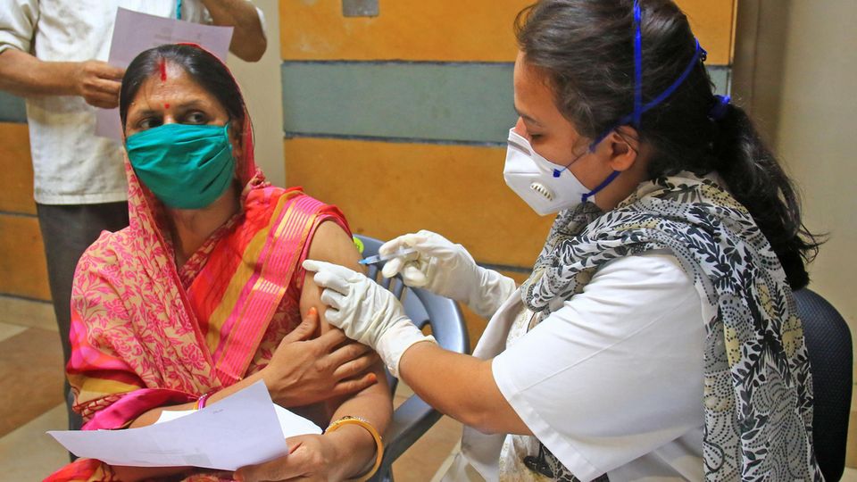 Impfung in Jaipur