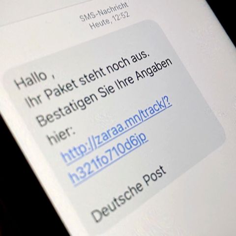 Vermeintliche Paket-SMS kommt von Betrügern