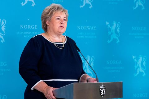 Norwegens Ministerpräsidentin Erna Solberg 