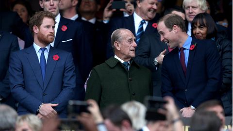 Prinz Harry, Prinz Philip und Prinz William