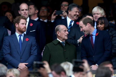 Prinz Harry, Prinz Philip und Prinz William
