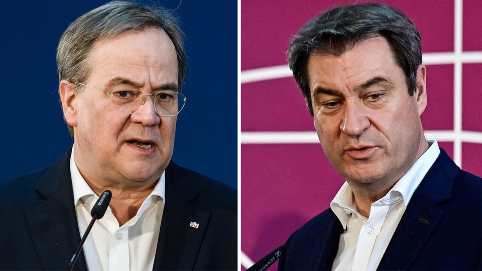 Laschet Söder Kanzlerkandidatur CDU CSU So äußern sich Laschet und Söder zur Kanzlerkandidatur