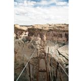 Hoodoo Via Ferrata: Diese horizontale Hängebrücke über eines der Canyons existiert bereits seit einer Zeit.