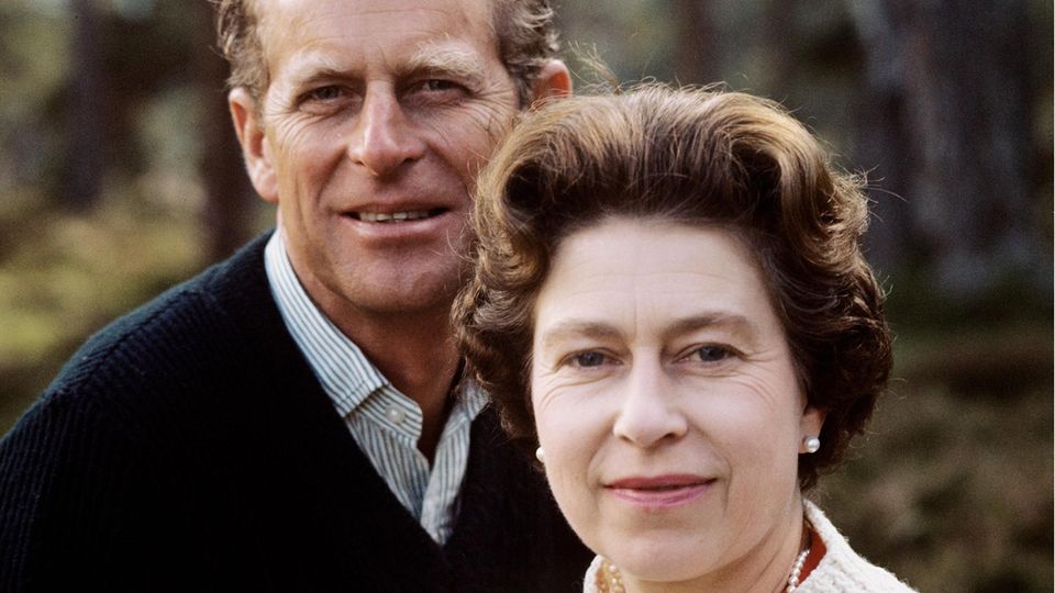 Doppelporträt mit der Queen: 1972 anlässlich ihrer silbernen Hochzeit im schottischen Balmoral.