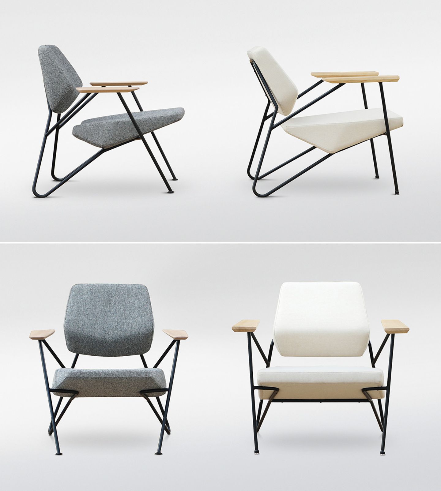 Auszeichnung: Design-Sessel  Und nochmal die kroatischen Möbel-Designer von Prostoria (links) und das billige Imitat. "Wir sind bestrebt, ikonische Designs perfekt zu reproduzieren, nach den gleichen Standards wie die Originale herzustellen und für jeden erschwinglich zu machen“, schreibt der britische Plagiator. Um auf den billigen Preis zu kommen, wird allerdings auch an der Qualität gespart. Mittlerweile hat die Firma eine Unterlassungserklärung unterschreiben.