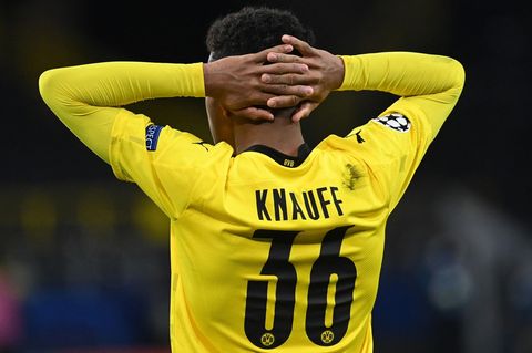 Ansgar Knauff bei Borussia Dortmund gegen Manchester City
