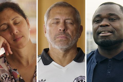 Sie berichten von ihren Erfahrungen mit Rassismus: Steffi Jones, Jimmy Hartwig, Gerald Asamoah