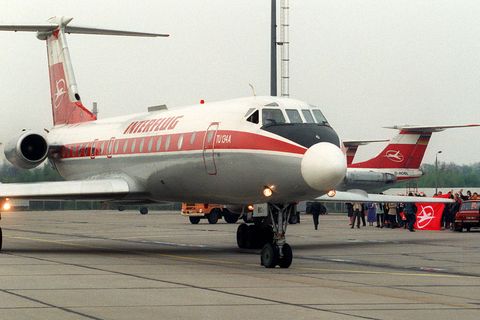 Tupolew Tu-134 der Interflug