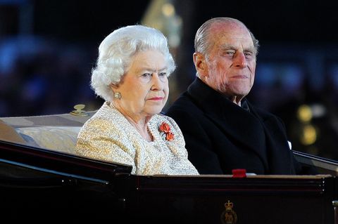 Queen Elizabeth II. und Prinz Philip bei einem gemeinsamen Auftritt im Jahr 2012