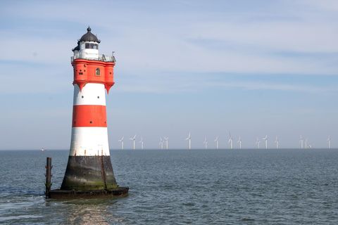 Leuchtturm Roter Sand vor Bremerhaven