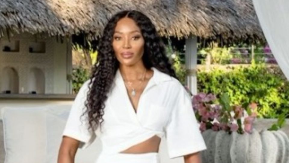 Naomi Campbell Model zeigt seine Luxusvilla