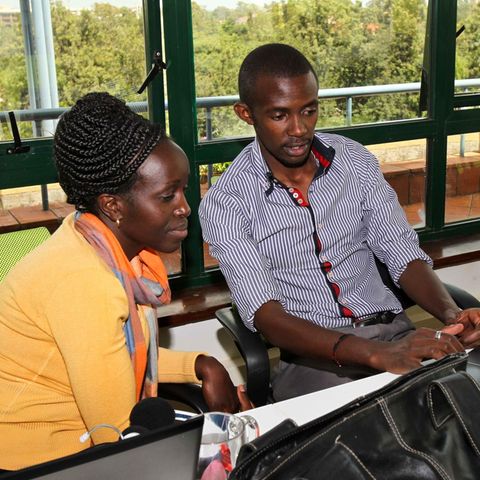 Jungunternehmer im iHub in Kenias Hauptstadt Nairobi