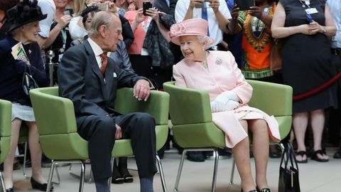 Prinz Philip und Queen Elizabeth 2016 bei einem Besuch in Liverpool