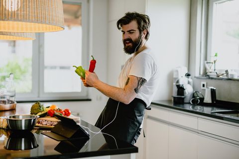 So hätte ich auch gern in der Küche gekocht, leider fehlten die Paprikas - und noch mehr.