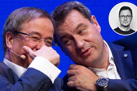 Lachet und Söder