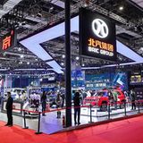 BAIC Messestand auf der Auto Shanghai 2021