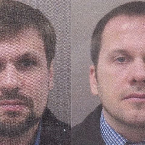 Die tschechische Polizei fahndet mit diesen Fotos nach einem "Ruslan Boshirow" und "Alexander Petrow". Mit den gleichen Fotos von "Boshirow" und "Petrow" fahnden seit 2018 die britischen Behörden nach den beiden Männern. 