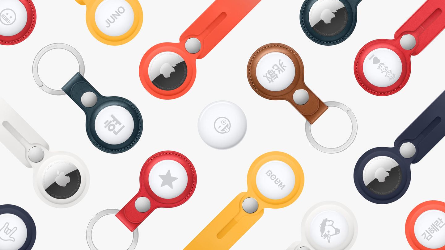 Event "Spring Loaded": Die flachen Chips lassen sich über ein Netzwerk von iPhones orten, ohne dass die Daten für Dritte abrufbar werden