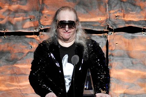 Der Komponist Jim Steinman Komponist spricht bei der Gala "2012 Songwriters Hall of Fame"