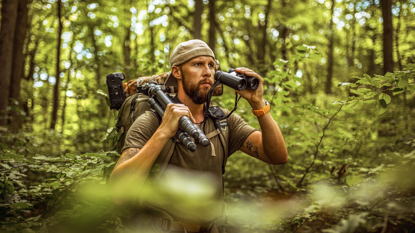 Robert Marc Lehmann im Wald