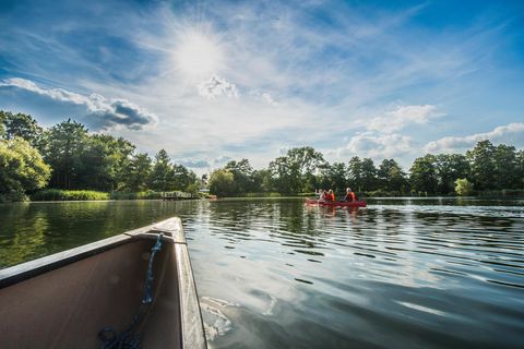 Kellersee: Die Schwentine in Schleswig-Holstein ist für Kanus ­befahrbar. Bis zur Mündung durchfließt sie Wälder, Sümpfe und Seen