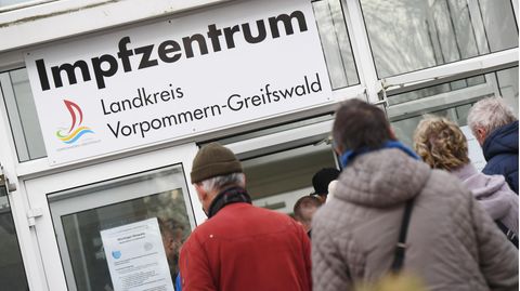 Coronavirus-Impfzentrum in Greifswald