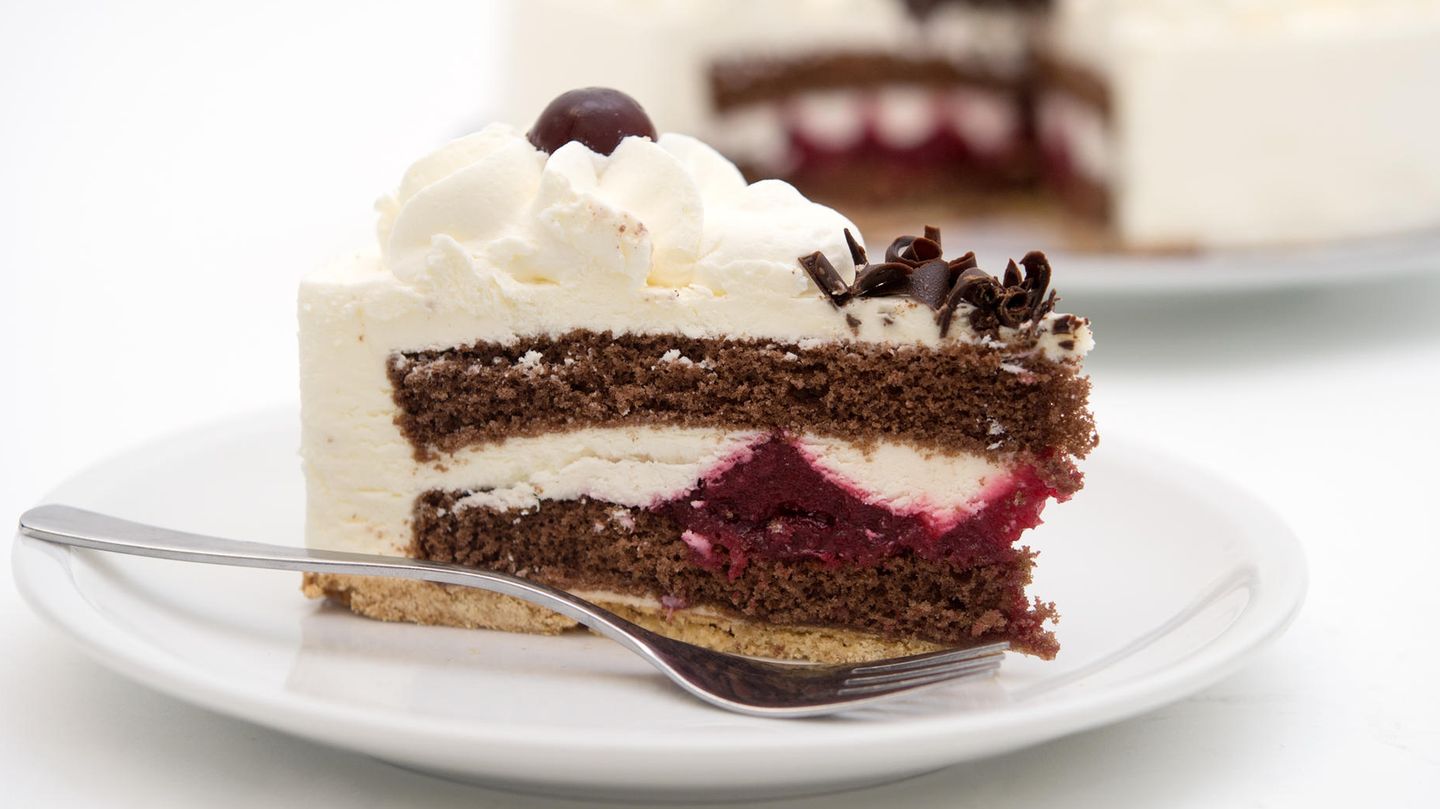 The delicious black forest cherry cake is one of the sugar bombs