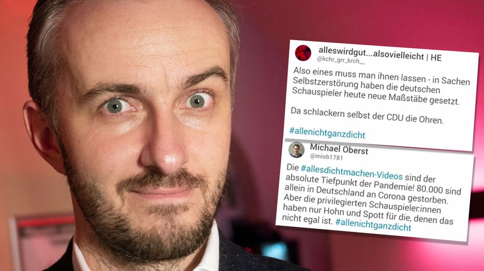 #allenichtganzdicht: Böhmermann und Co. reagieren auf # ...