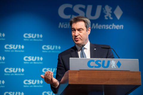 Markus Söder (CSU), Parteivorsitzender und Ministerpräsident von Bayern