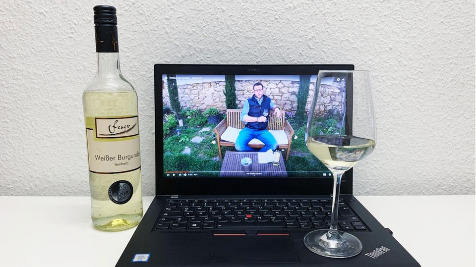 Online-Weinproben sind derzeit gefragt