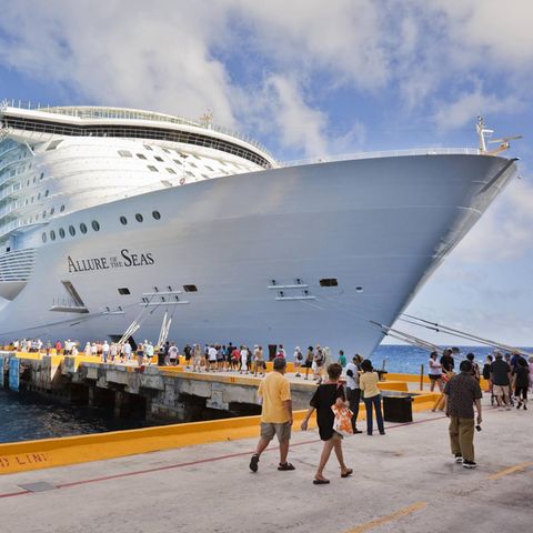 Die "Allure of the Seas" der Reederei Royal Caribbean