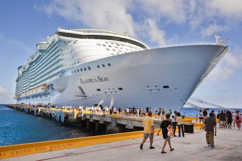 Die "Allure of the Seas" der Reederei Royal Caribbean