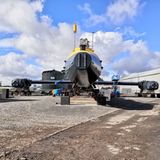 Der Rumpf ist 74 Meter lang.