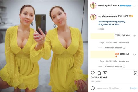 Die Zwillinge Anna und Lucy DeCinque aus Australien