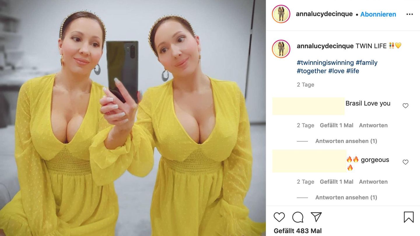 Die Zwillinge Anna und Lucy DeCinque aus Australien