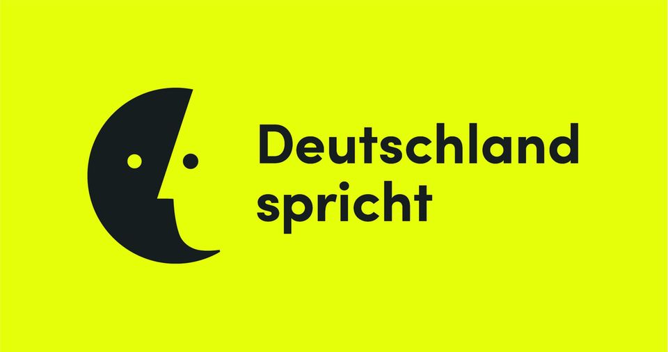 Logo "Deutschland spricht" Logo "Deutschland spricht"