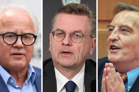 Fritz Keller, Reinhard Keller, Gerhard Meyer Vorfelder