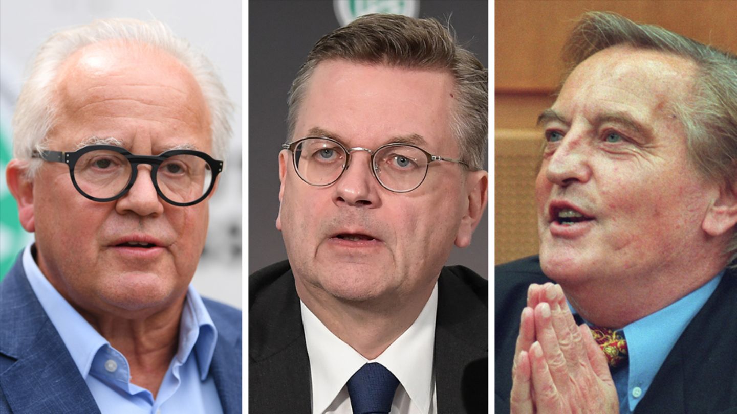 Fritz Keller, Reinhard Keller, Gerhard Meyer Vorfelder