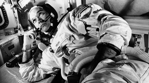 Michael Collins während des Trainings für die Apollo-11-Mondmission