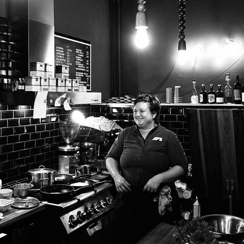 Nóra Horváth in ihrem Restaurant, Bistro Spajz