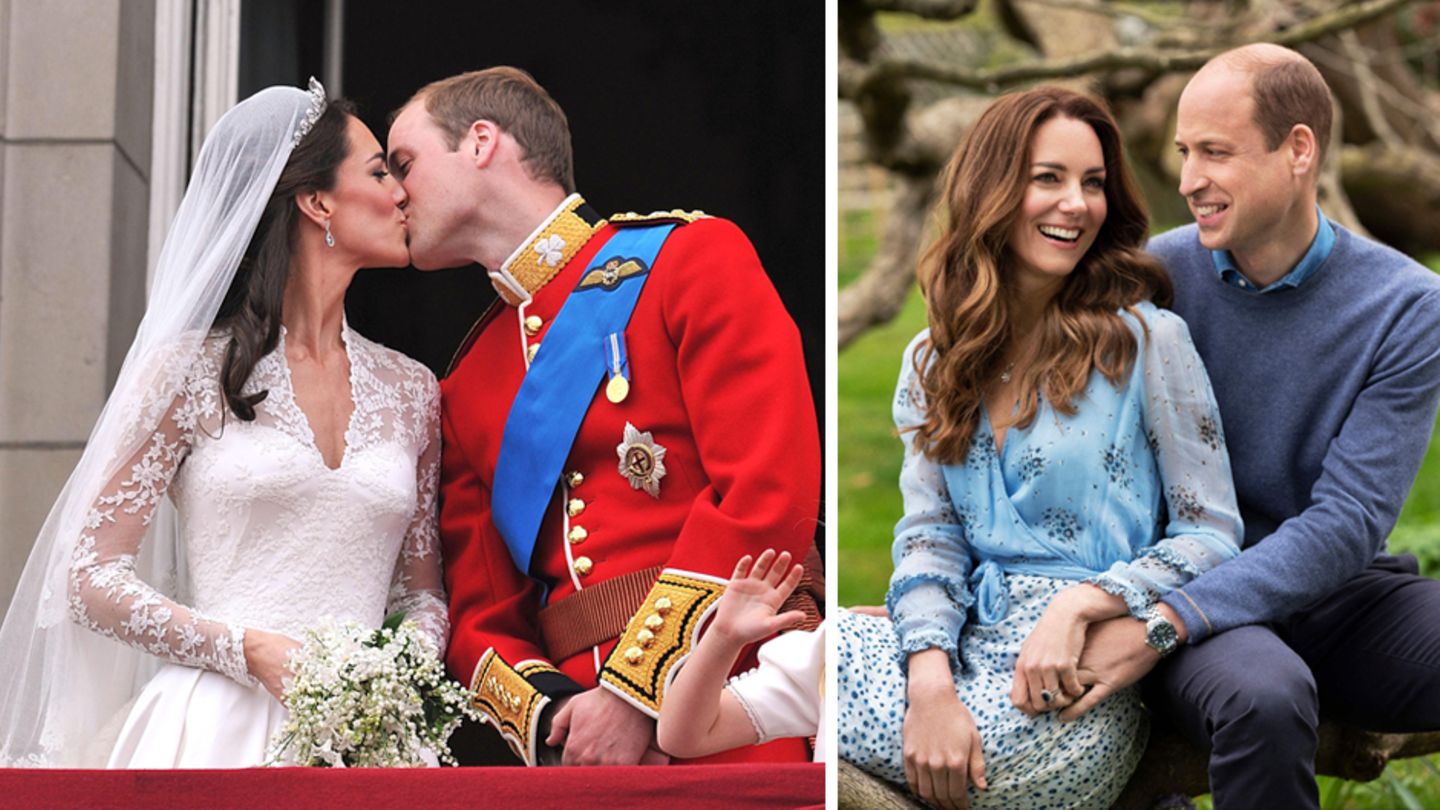 Herzogin Kate und Prinz William feiern ihren zehnten Hochzeitstag
